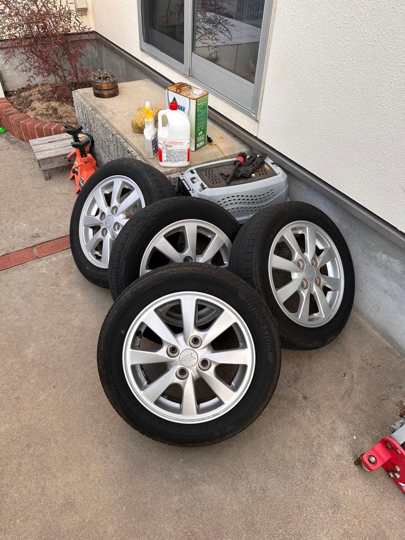 14インチ　タイヤホイールセット　155/65R14