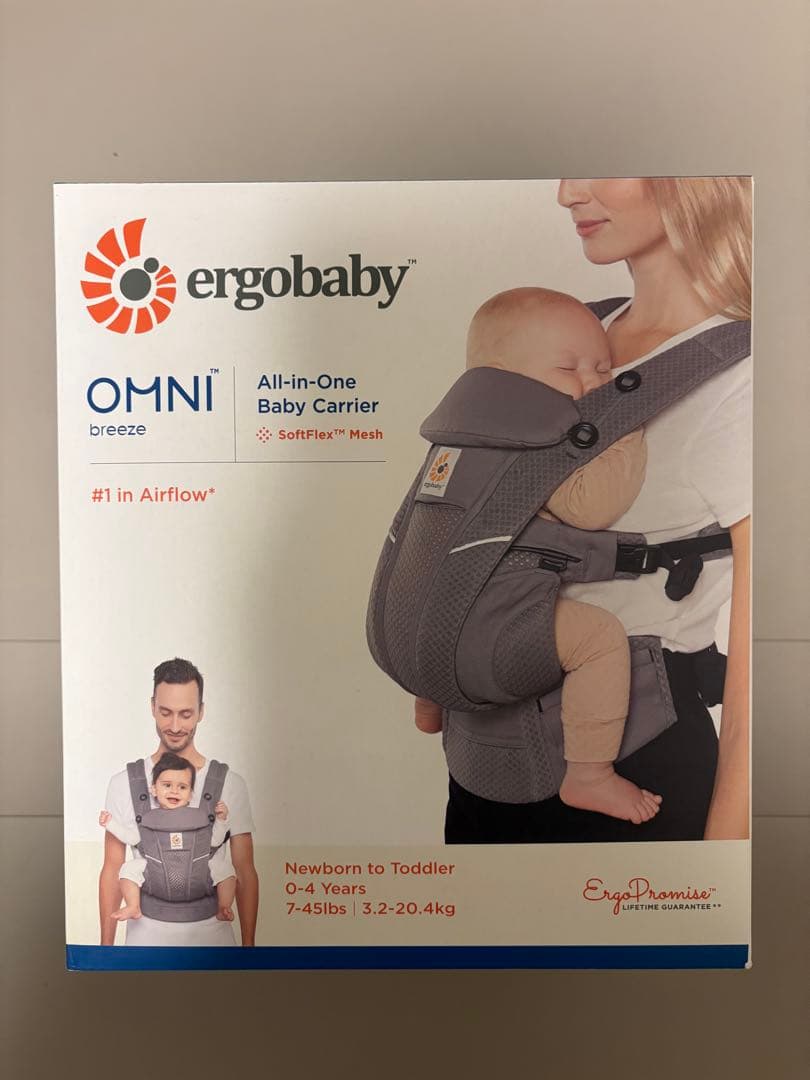 【新品未開封】エルゴベビー OMNI Breeze グラファイトグレー