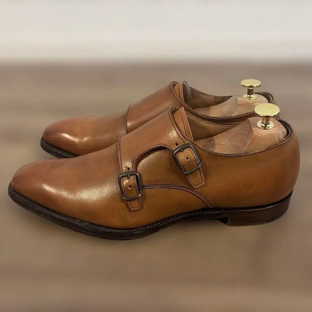 定価8.6万円 Cheaney チーニー ダブルモンク 26.0cm UK7.5