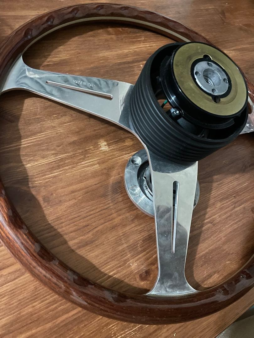 NARDI ナルディステアリングCLASSIC ウッド/ポリッシュスポーク38p