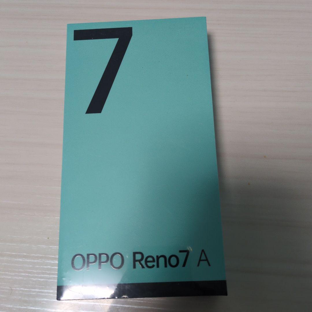【新品未開封】OPPO Reno 7A スターリーブラック シムフリー版
