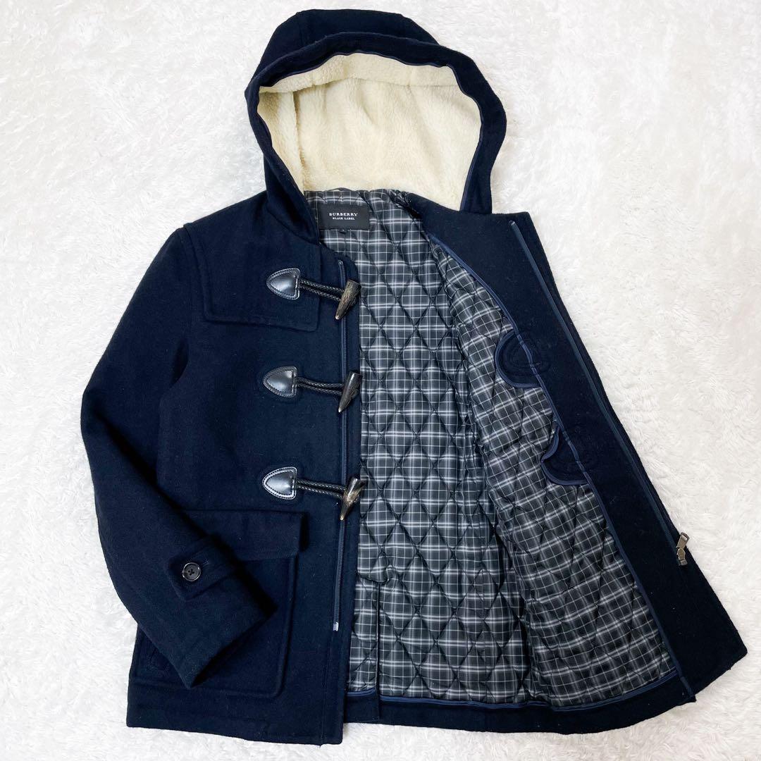 極美品 バーバリーブラックレーベル ダッフルコート ジャケット キルティング L