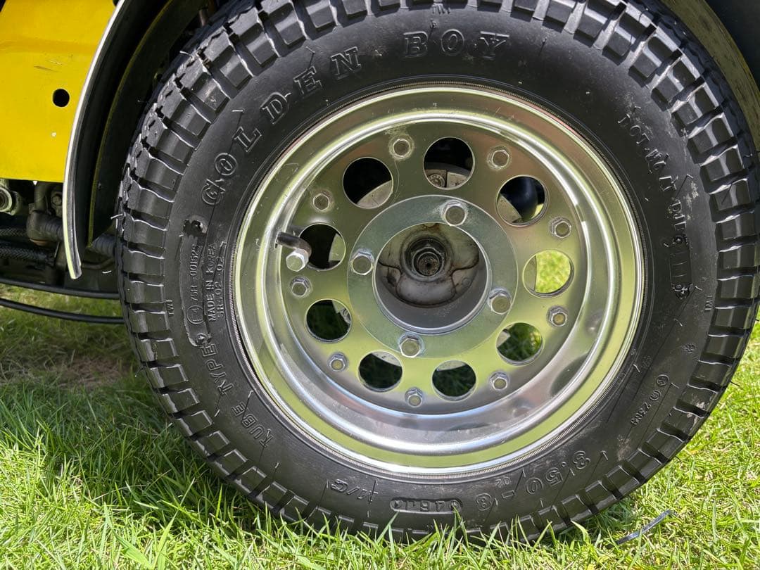 武川ホイール。モンキーやジャイロに。3.50-8 8インチ