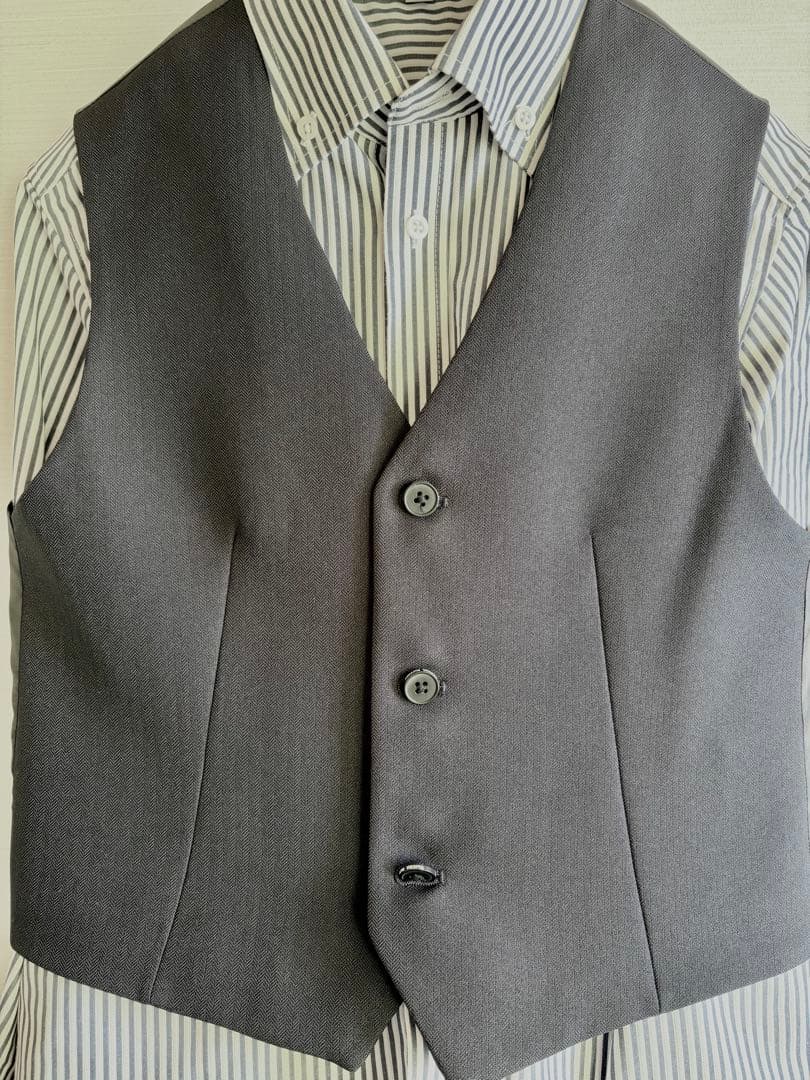 スリーピーススーツ 卒業式 150cm 5点セット ネイビー