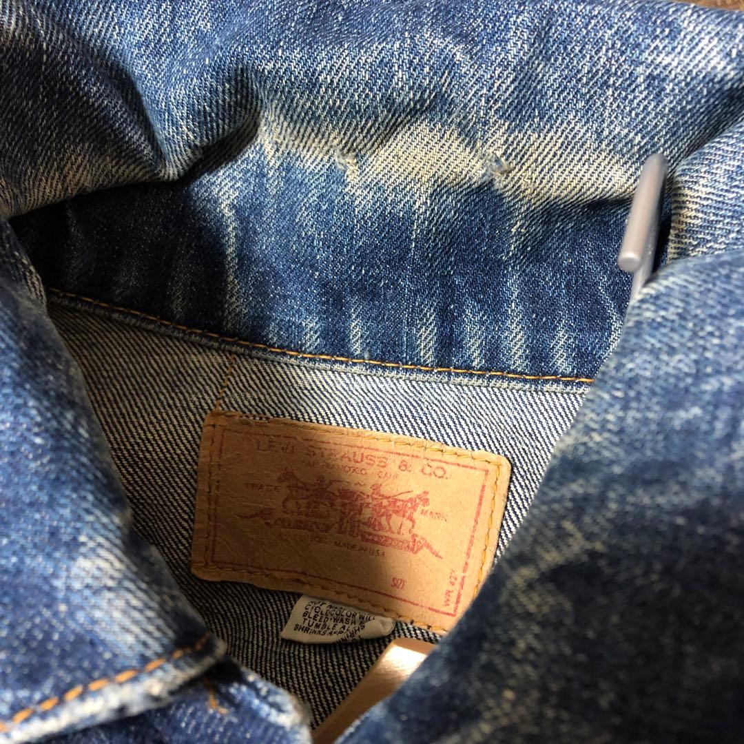 70's Levi's BIG E 70505-0217 36〜38 ケアタグ