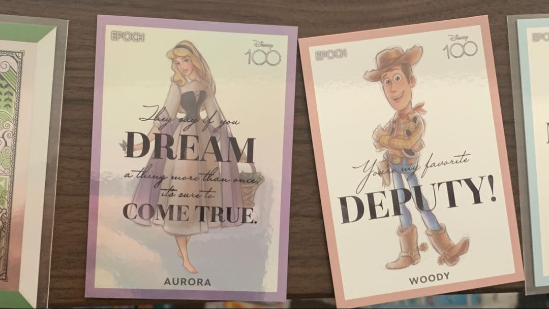 ディズニー100周年カードセット 5枚