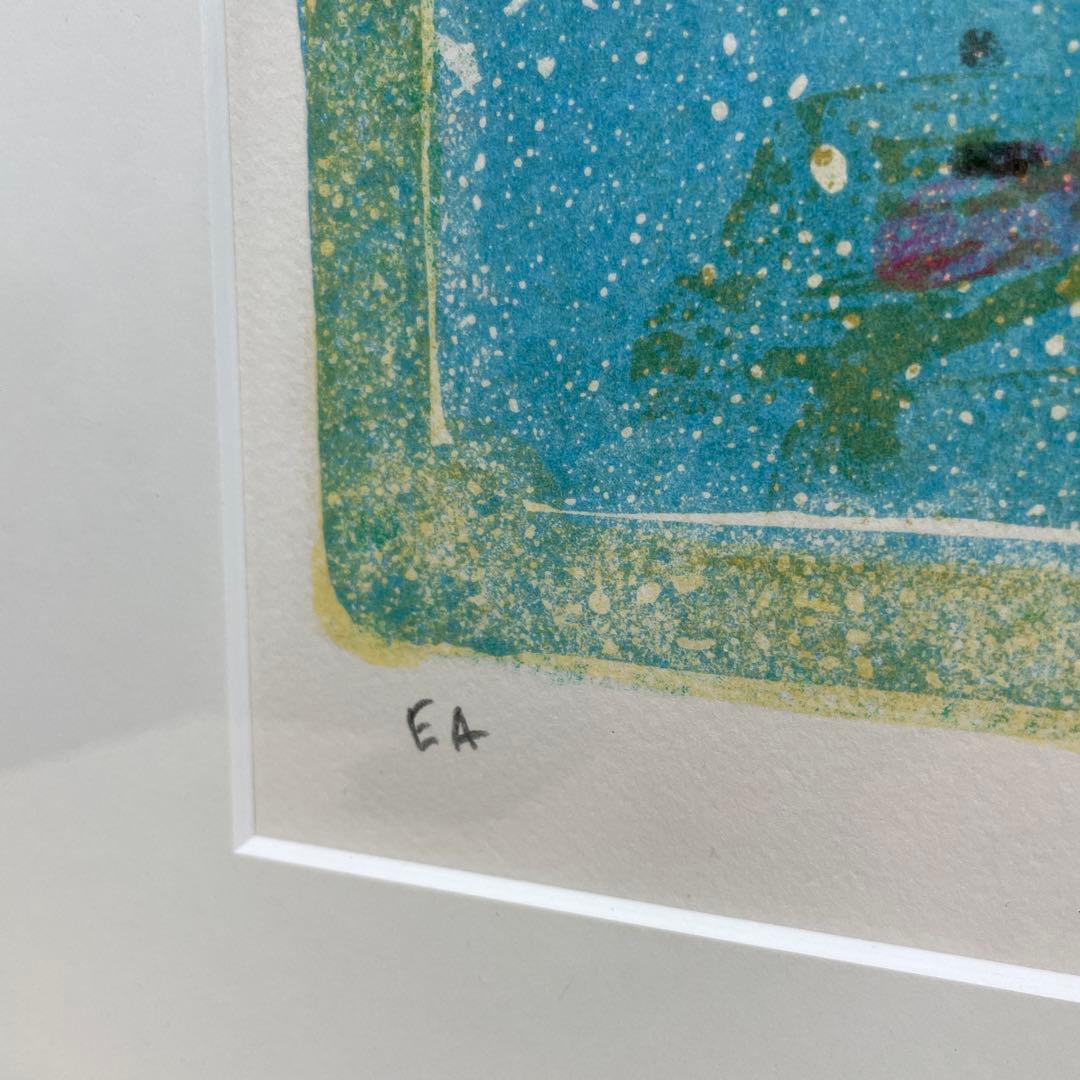 o*n様 ポール・アイズピリ　鉢植えの花　グリーンの縁取りの花束