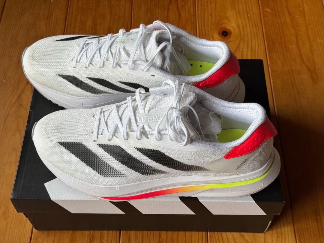 Adidas Adizero SL2 ランニングシューズ (走行6km,箱あり)