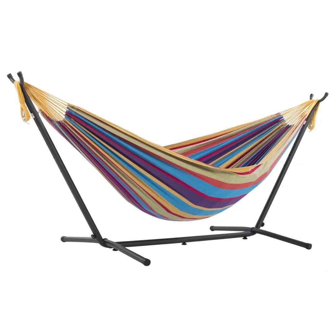 ★新品未使用★VIVERE ダブルサイズで大きめのハンモック・スタンド付