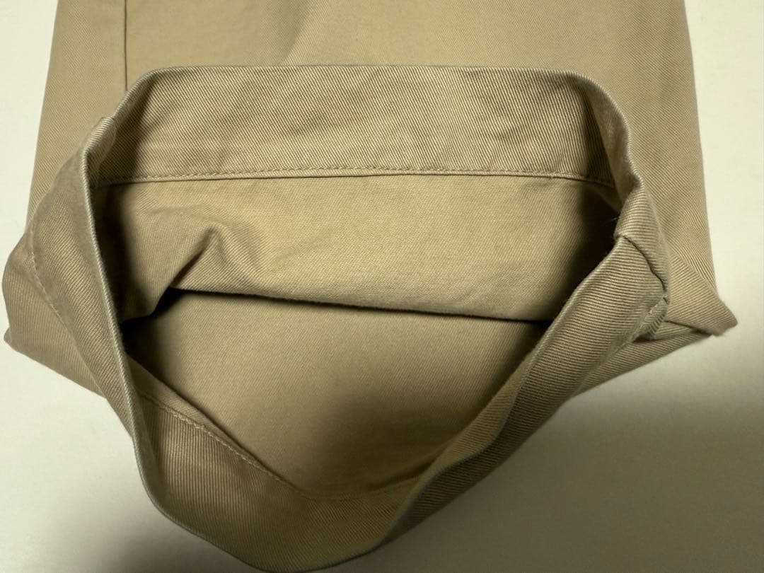 CIOTA シオタ ツータックチノパンツ ベージュ サイズ5