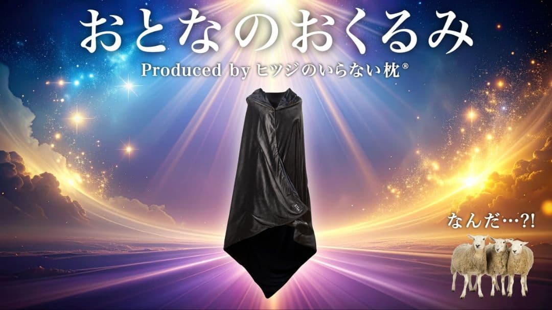 ヒツジのいらない枕 おとなのおくるみ 新品未使用