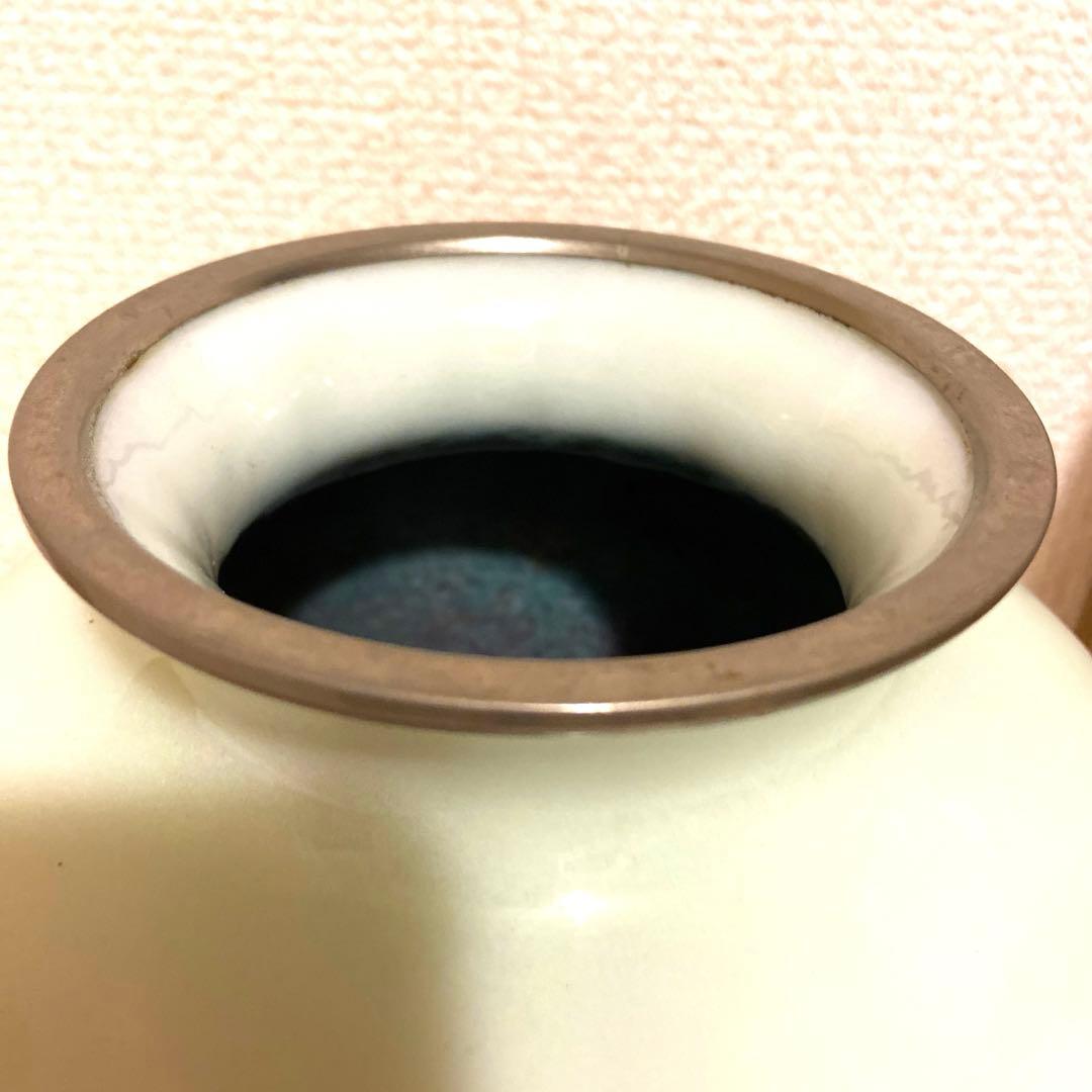 七寶花瓶　七宝焼 胡蝶蘭 花瓶　31㎝