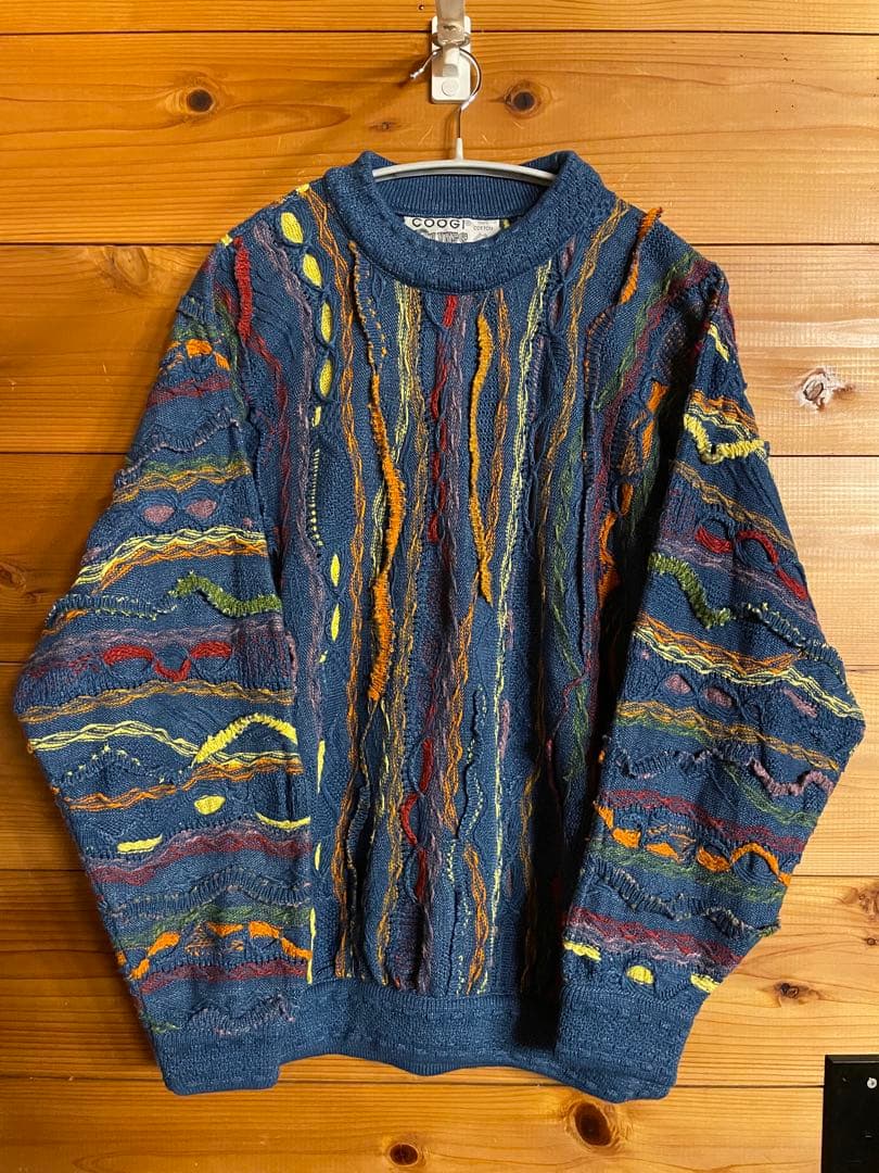 COOGI 3d knit クージー3Dニット　マルチカラー　Sサイズ