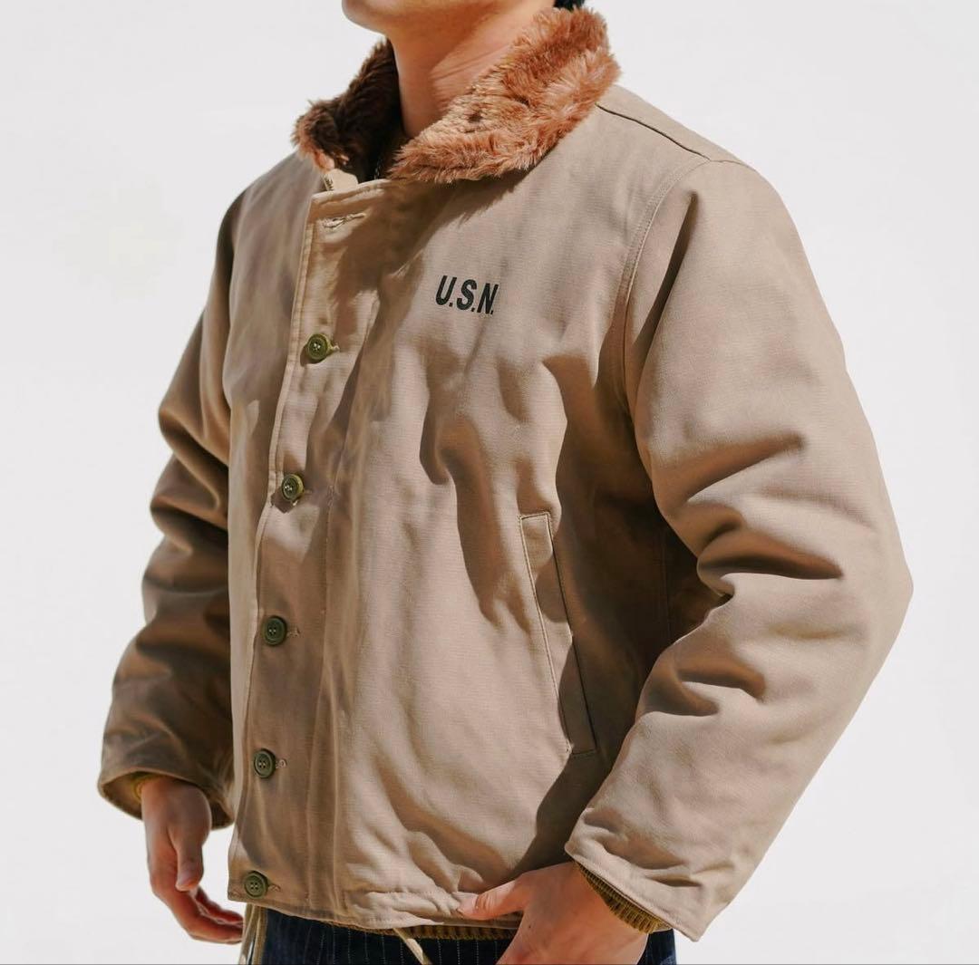 YMCLKY N-1 デッキジャケット　U.S.N 36 米軍　海軍
