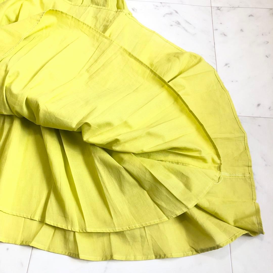 【新品タグ付】 three dots コットン100% ワンピース S