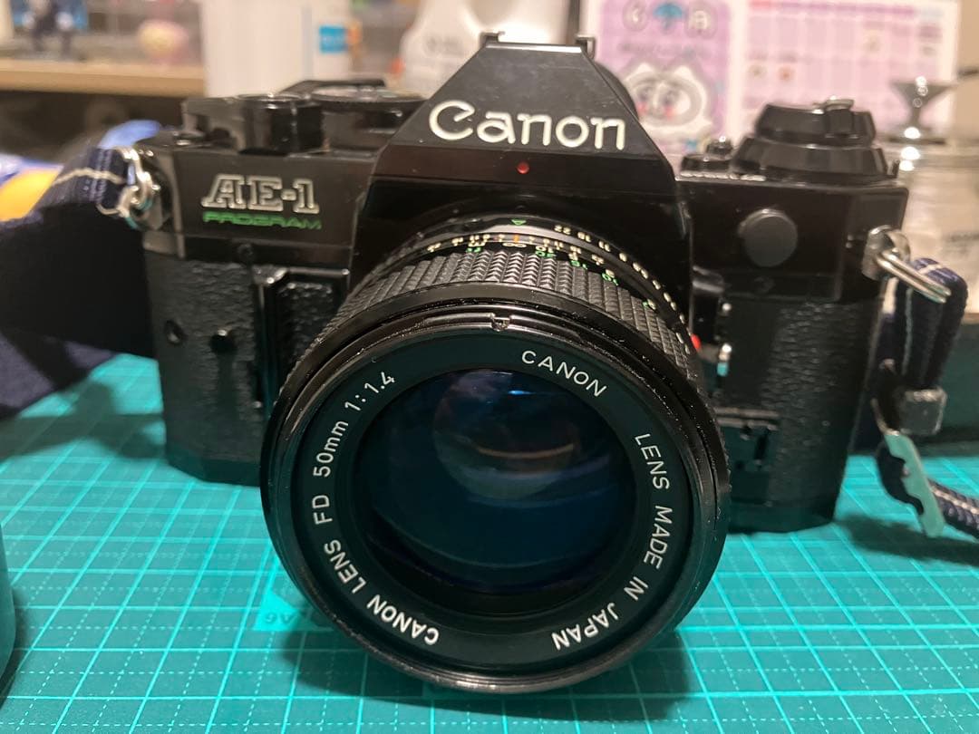 Canon AE-1 program フィルムカメラ 50mm f1.4