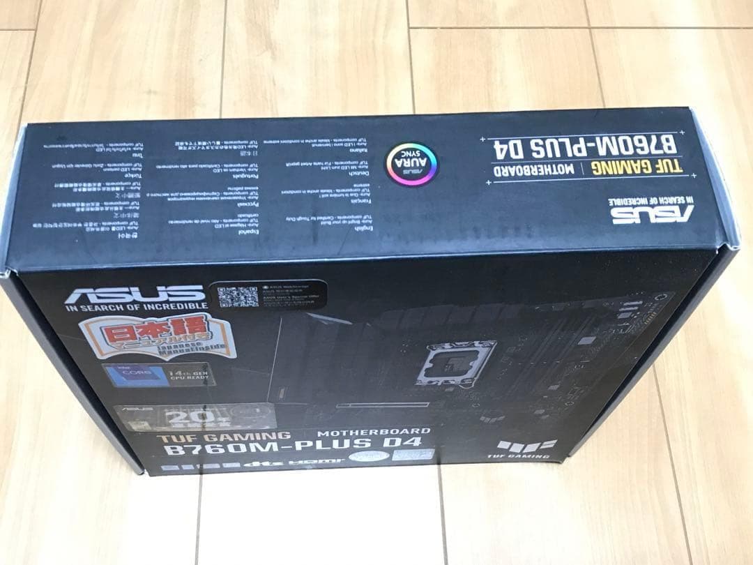 ASUS TUF GAMING B760M PLUS D4 マザーボード