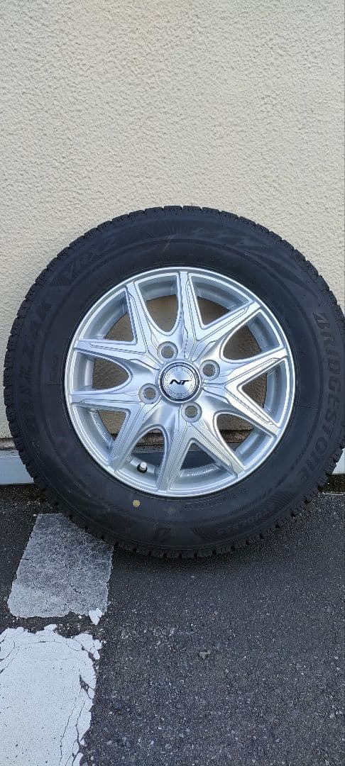 BRIDGESTONE VRX2 145/80R13 ホイールセット中古