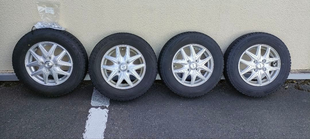 BRIDGESTONE VRX2 145/80R13 ホイールセット中古