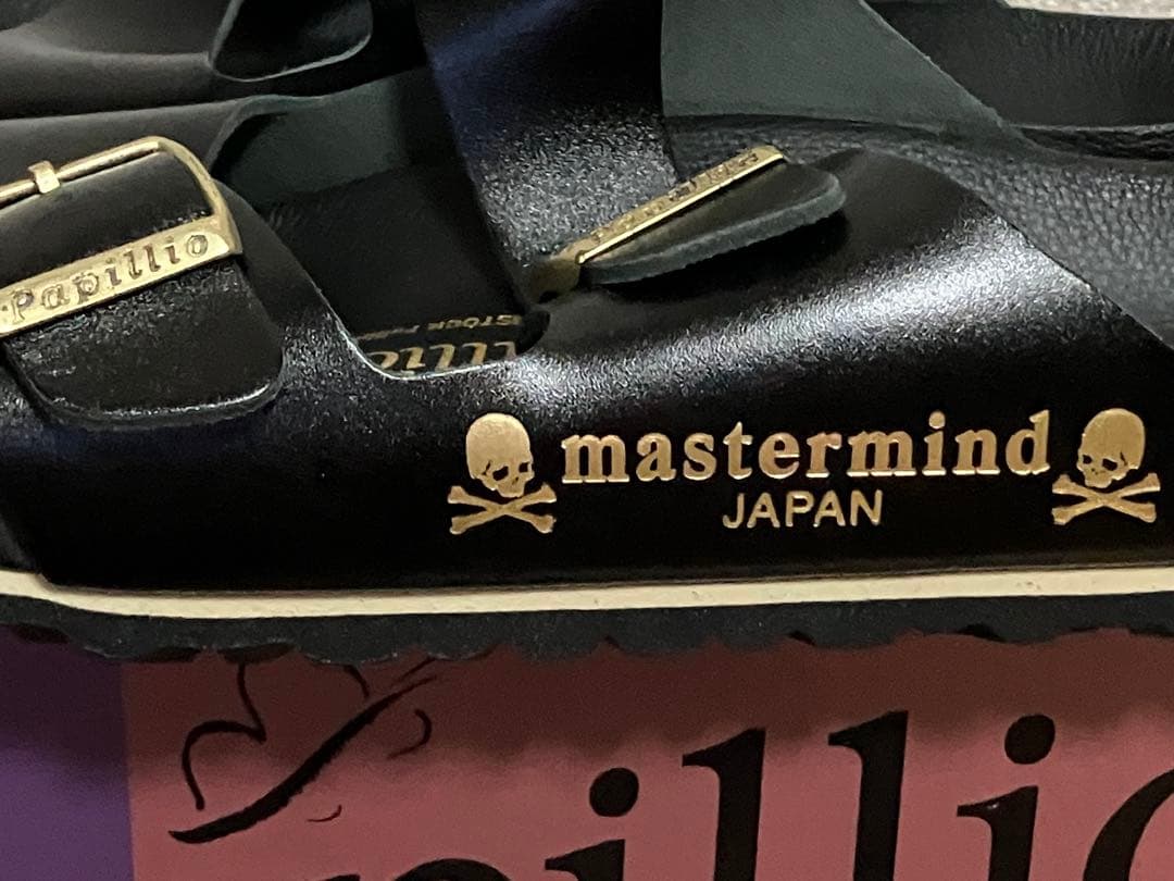 mastermind JAPAN ×Papillioブラックサンダル