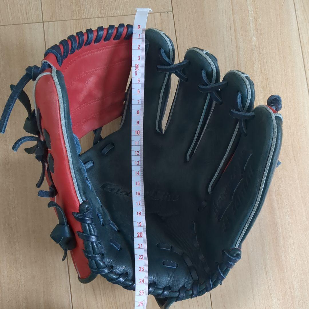 Mizuno ソフトボール用グローブ 赤/緑