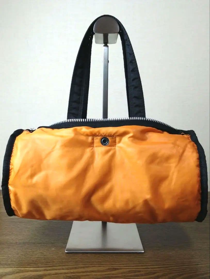 美品未使用級【ポーター】 タンカーミニボストン ドラム ダッフル ブラック