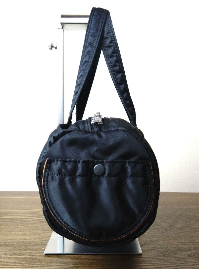 美品未使用級【ポーター】 タンカーミニボストン ドラム ダッフル ブラック