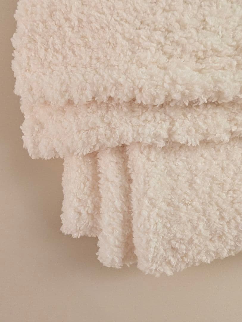 カシウェア　ハーフブランケット　ホワイト