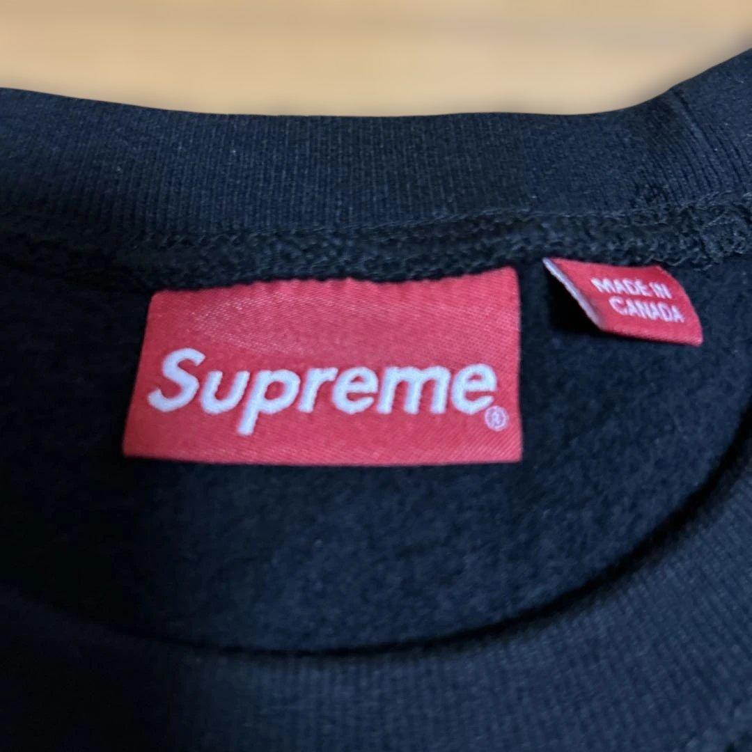supreme 18aw box logo crewneck スウェットブラック