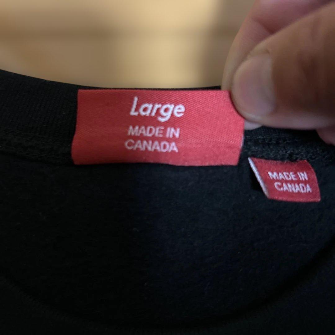 supreme 18aw box logo crewneck スウェットブラック