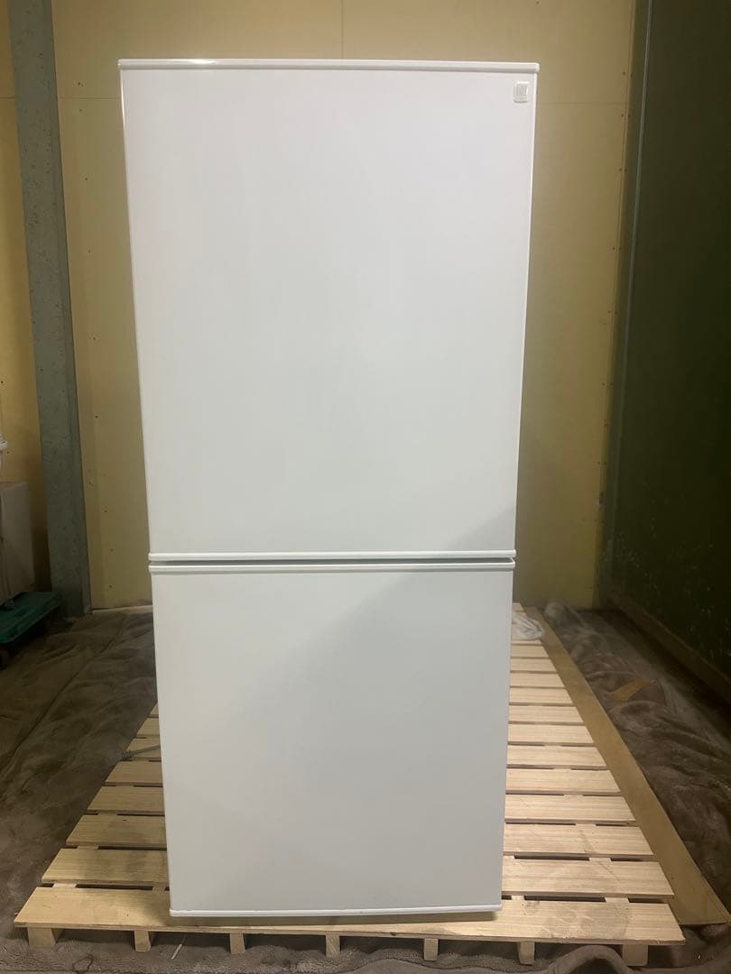 ホワイト 2ドア冷蔵庫 冷凍室付き
