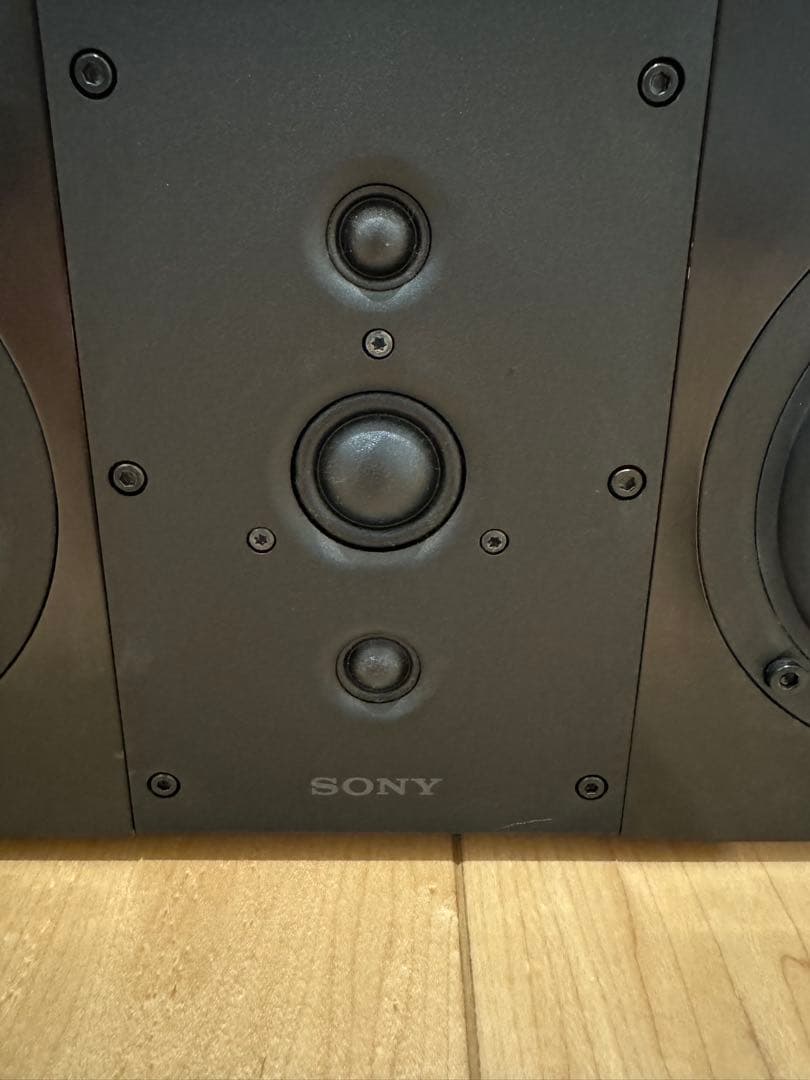 SONY センタースピーカー 2ウェイ ブラック