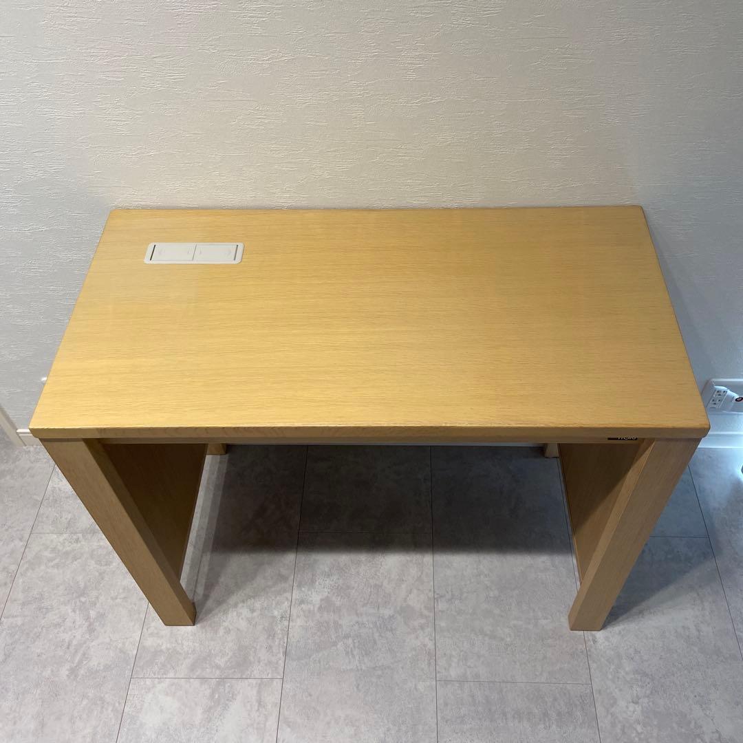 最終価格‼️【マット付き】ITOKI 天然木デスク エルコディ ナチュラルオーク