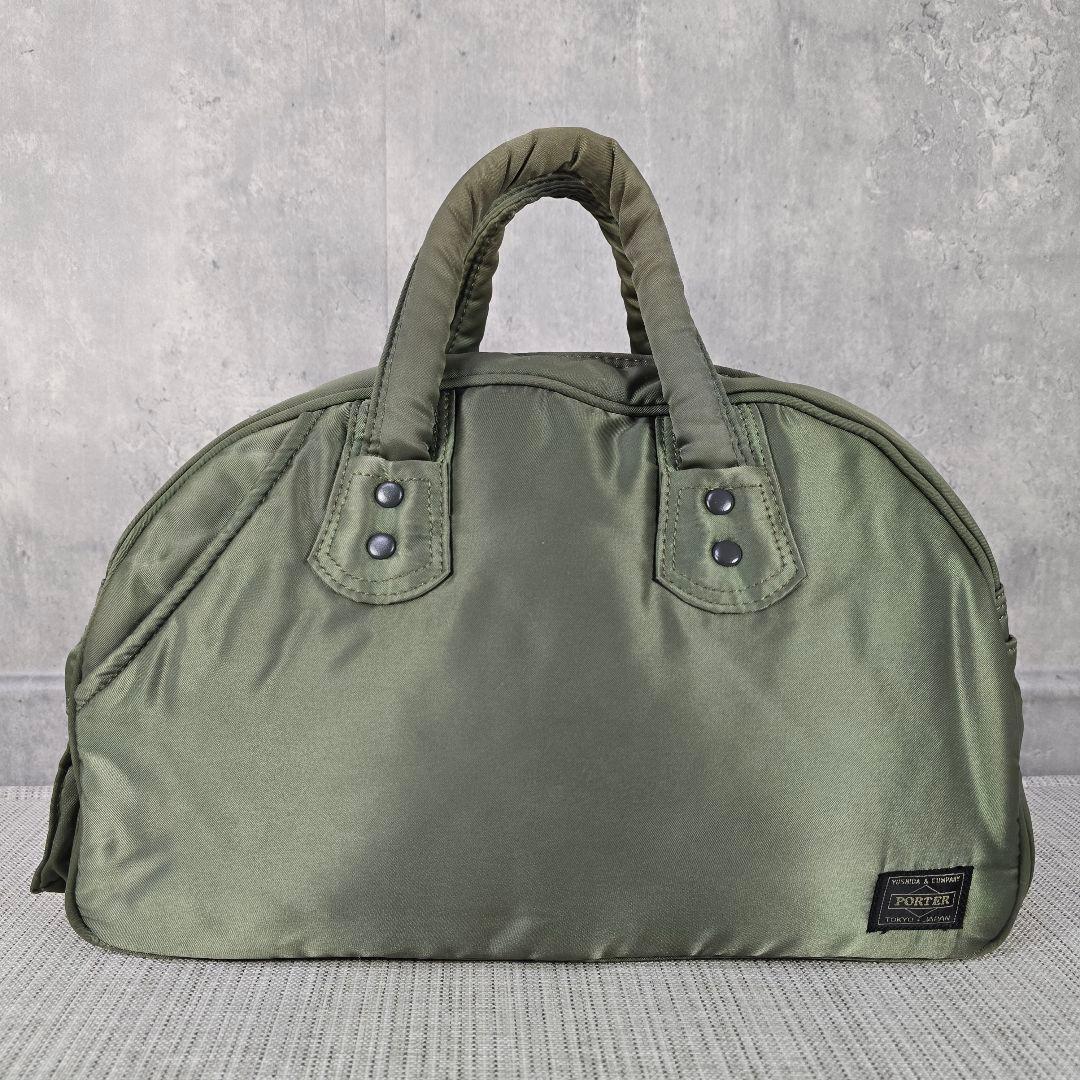 PORTER　ヘッドポーター　タンカー　ドラムバッグ　ボストンバッグ　グリーン