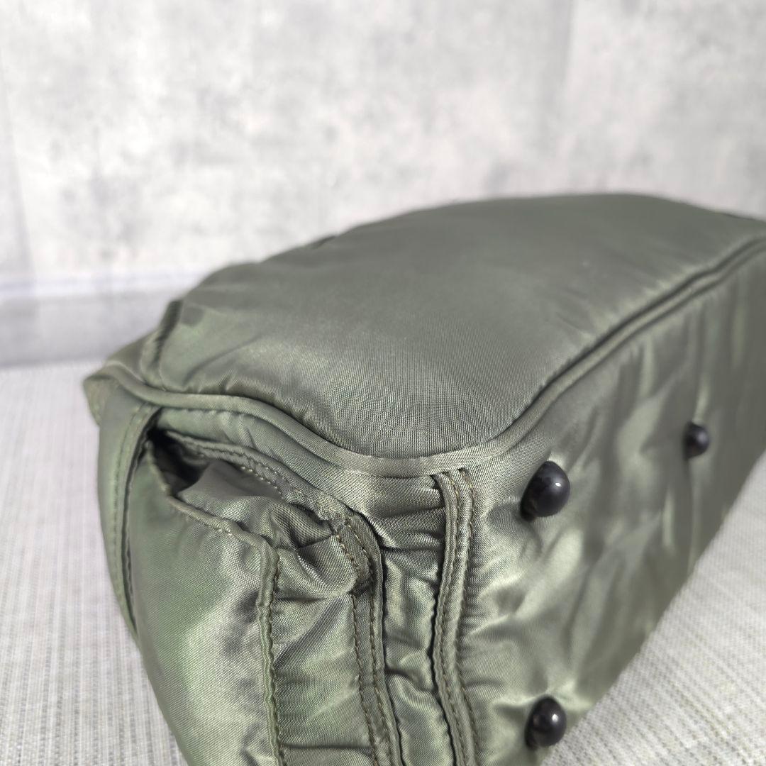 PORTER　ヘッドポーター　タンカー　ドラムバッグ　ボストンバッグ　グリーン