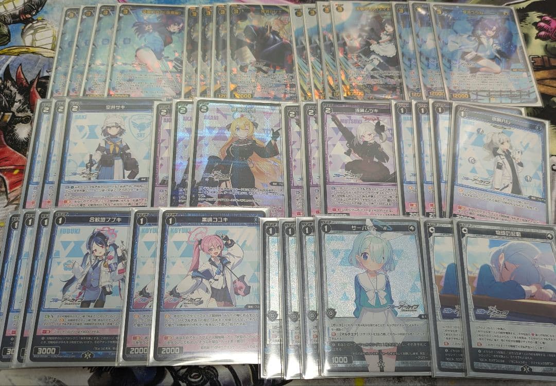 ウィクロス　wixoss　ブルーアーカイブ　美甘ネル　デッキ