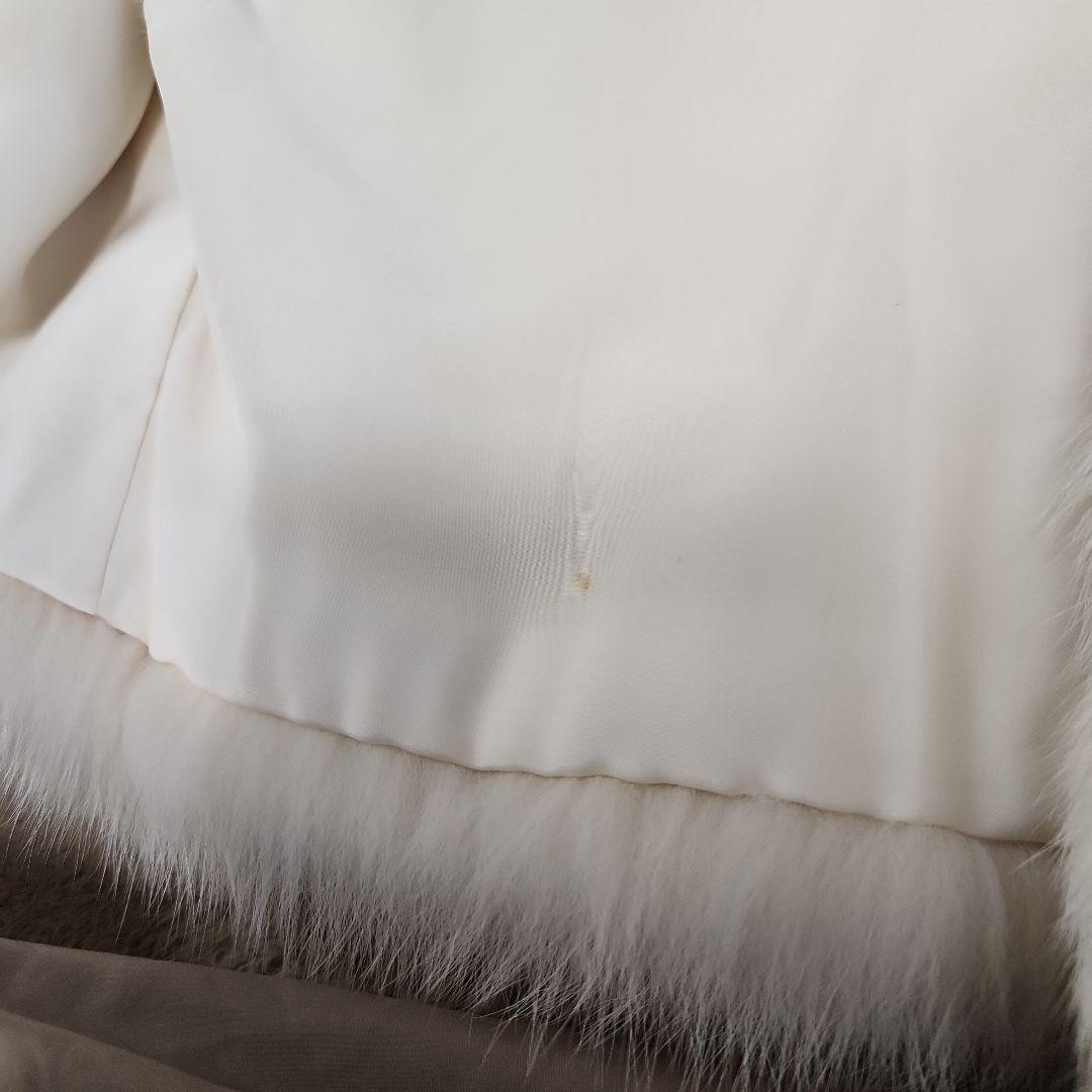 FOXEY ホワイトファー ショートベスト