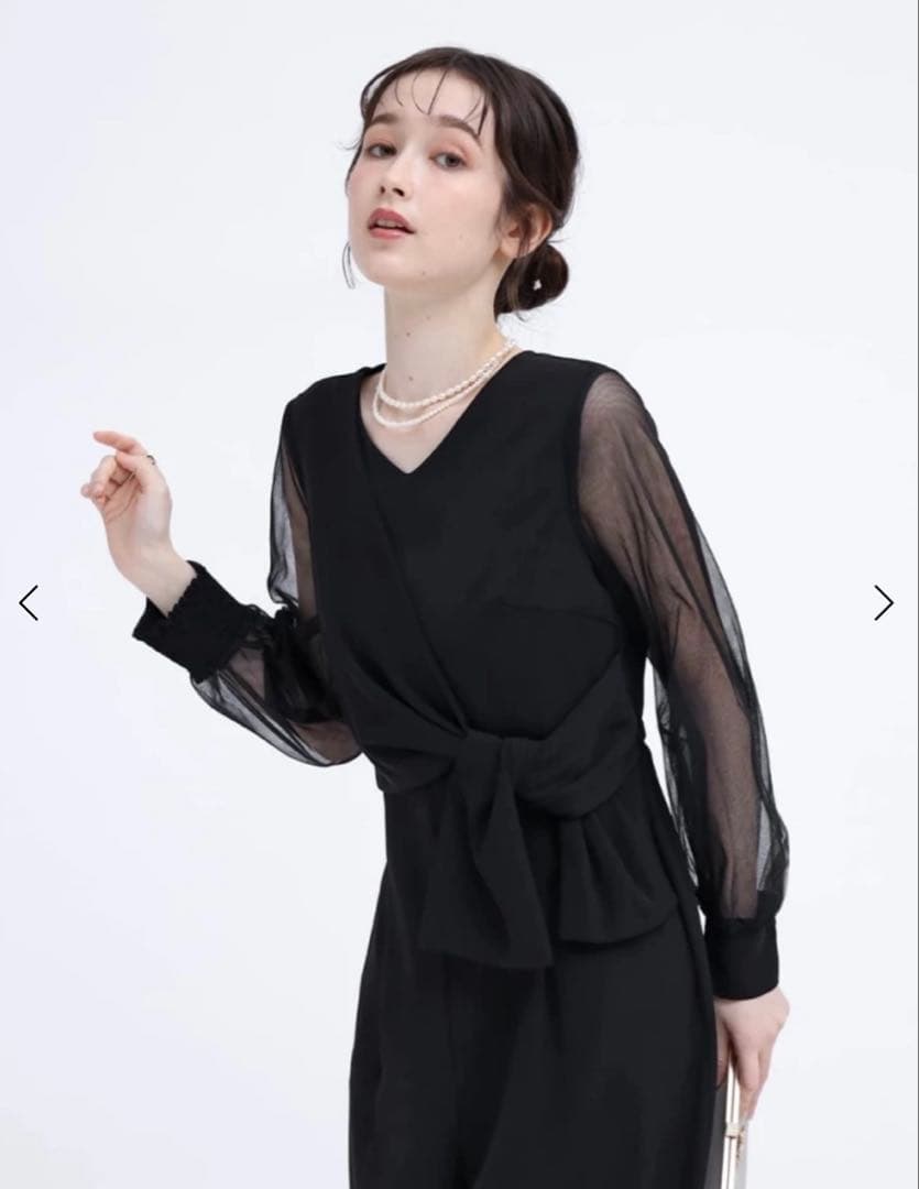 ★かな★ウエストリボンオールインワン