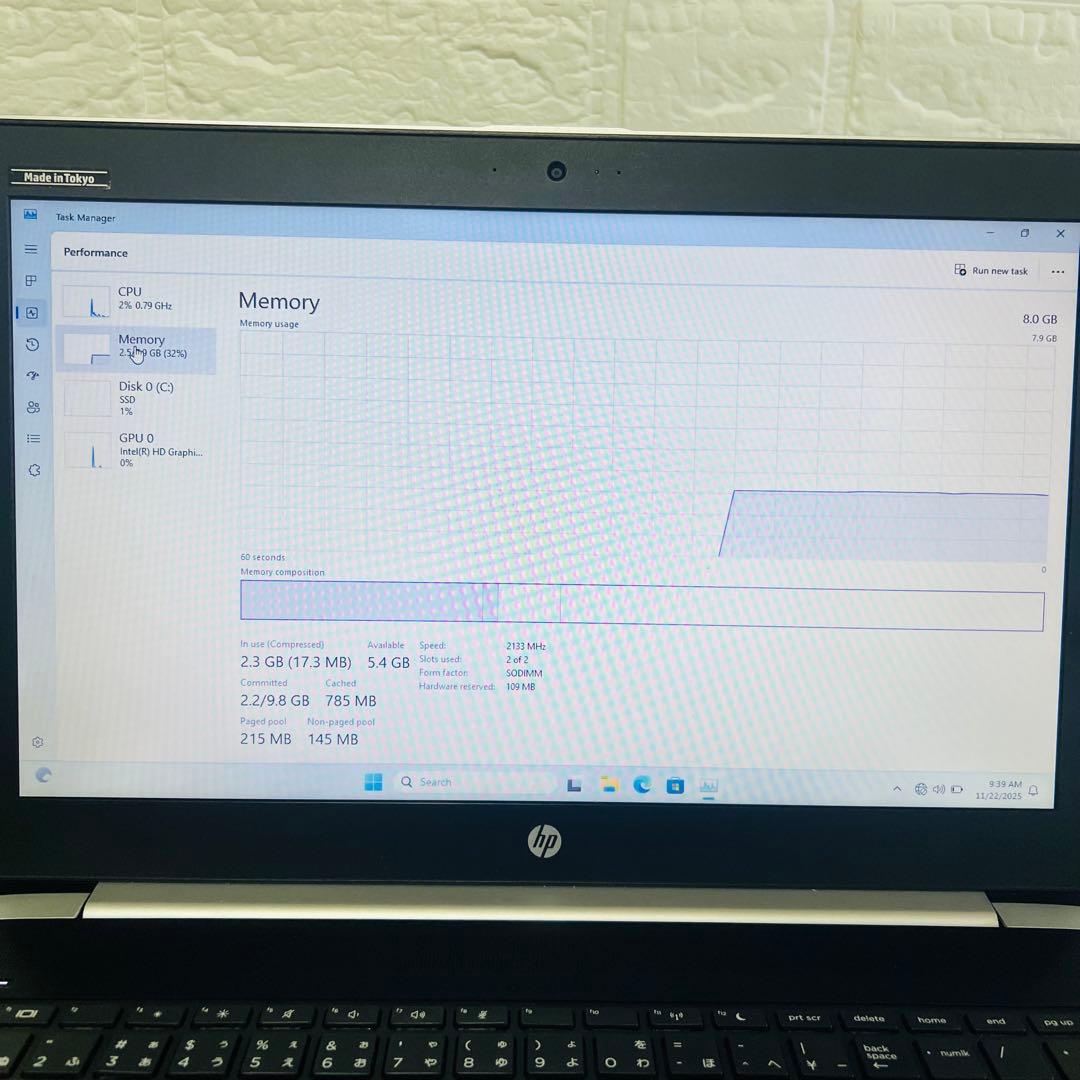 HP ProBook 450 G5 15.6インチ Windows 11