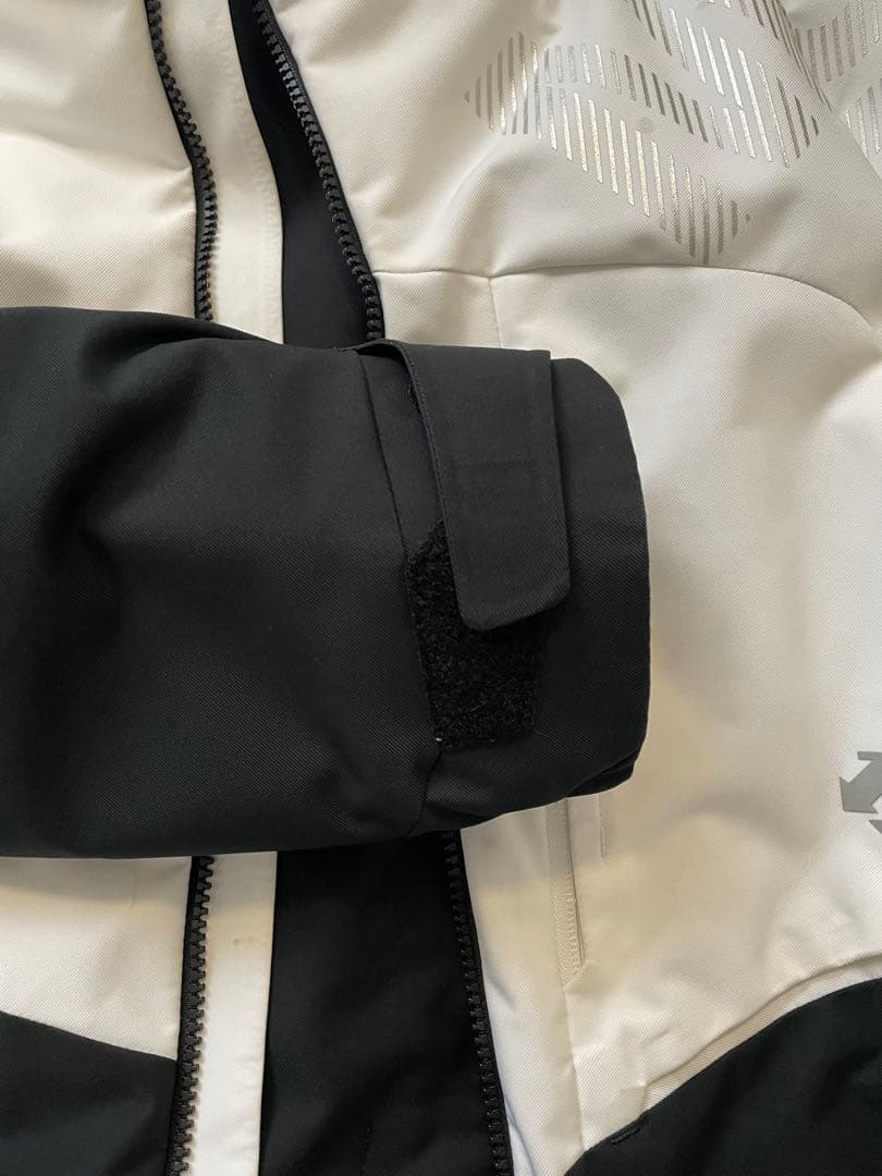 デサント DESCENTE スキーウェア 上下セット 男女 M L白黒
