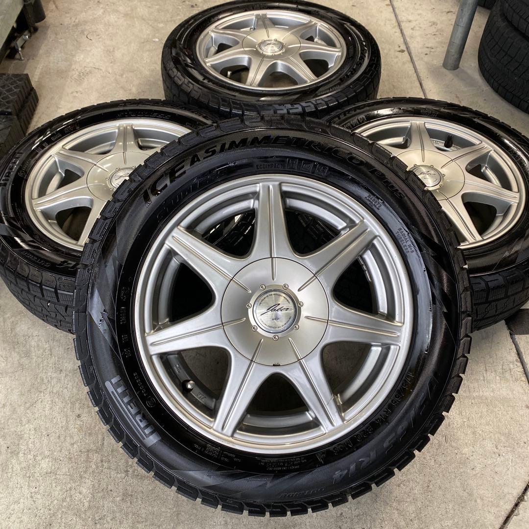 中古バリ溝‼️ピレリスタッドレスセット175/65R14 フィット、デミオ等