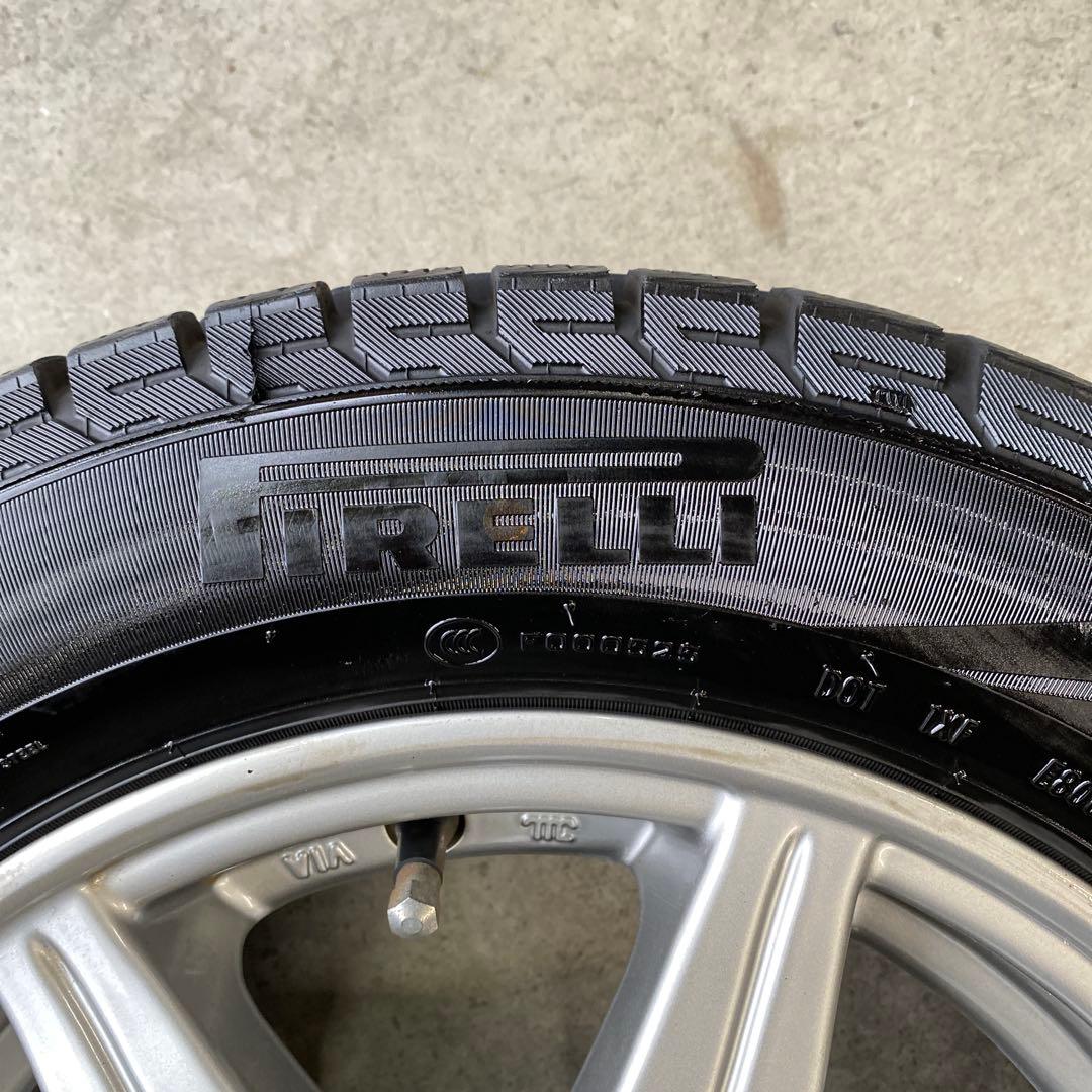 中古バリ溝‼️ピレリスタッドレスセット175/65R14 フィット、デミオ等