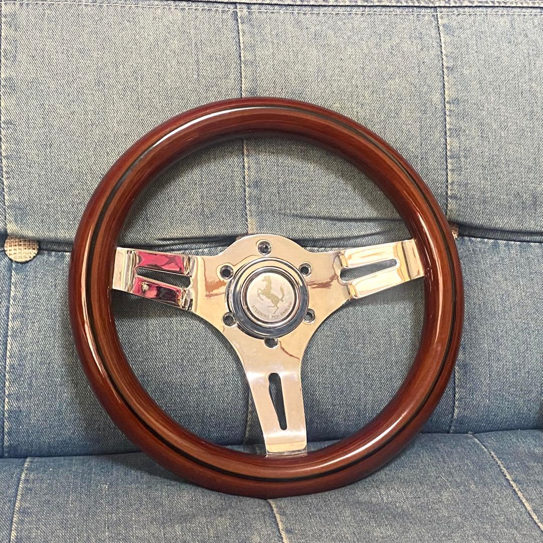美品　ウッドステアリング 29Φ 小径　即決大歓迎
