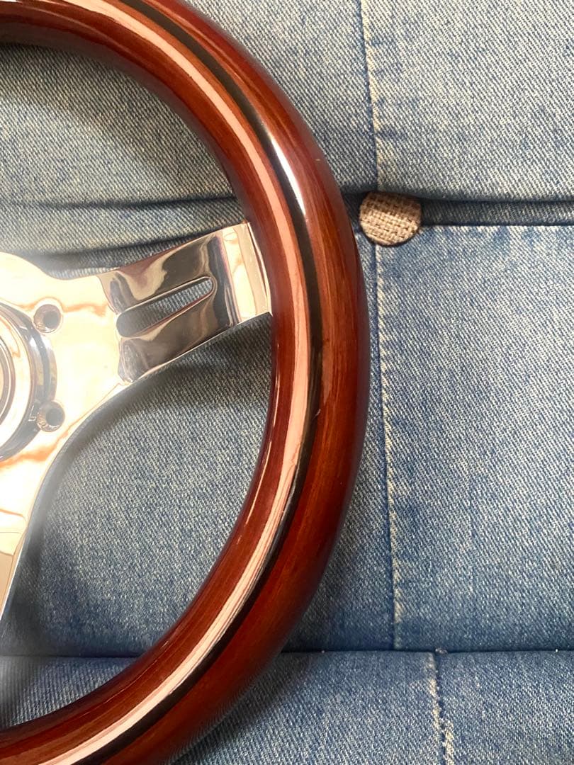 美品　ウッドステアリング 29Φ 小径　即決大歓迎