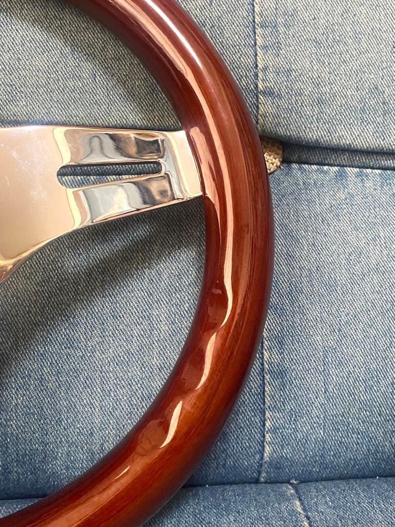 美品　ウッドステアリング 29Φ 小径　即決大歓迎