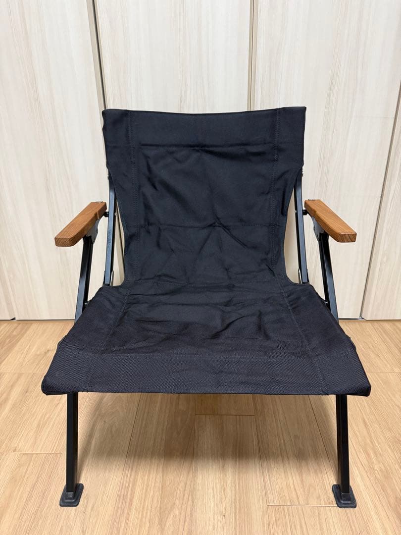 スノーピーク　ローチェアショート ブラック