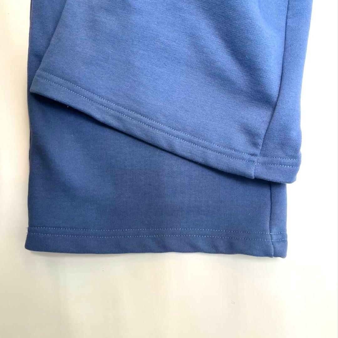 クロノス CRONOS WOMEN PILE HOODIE ブルー セットアップ