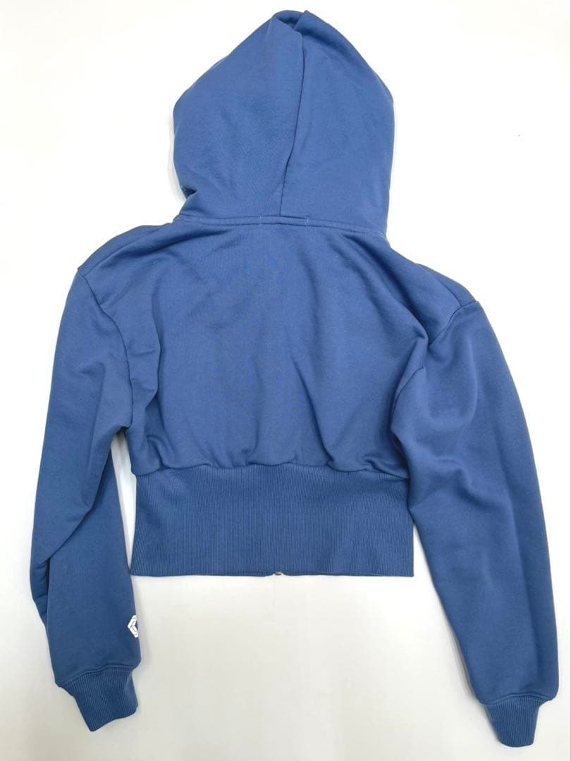 クロノス CRONOS WOMEN PILE HOODIE ブルー セットアップ