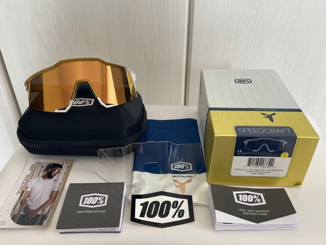 タティスJr. 100% ワンハンドレッド speed craft サングラス