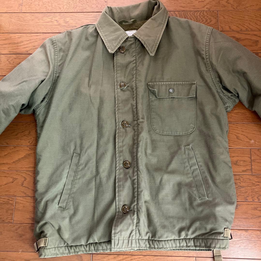 1989年　U.S. Navy A2デッキジャケット size42-44